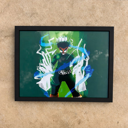 [FRAMED] rOCK LEE (INNER GATES) x yONDER
